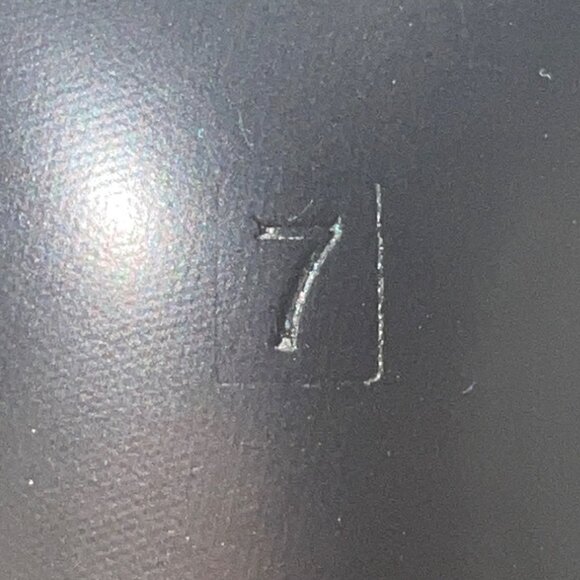 YDN Women’s Black Patent Faux Leather Pointed Toe Kitten Heel Pumps Size 7 - New - Picture 8 of 9